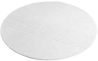 Woud Kyoto Rundt Guldtæppe 250 Off White